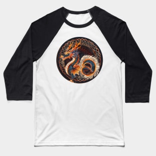 Mandala - Dragon Baseball T-Shirt